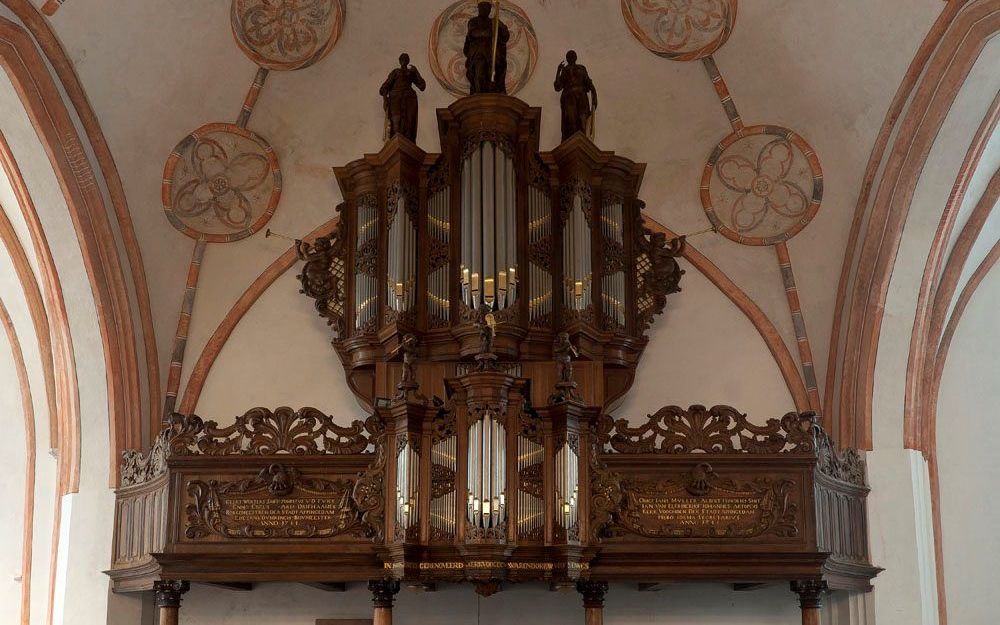 Het Hinszorgel in de Nicolaikerk in Appingedam. beeld www.nicolaikerk-appingedam.nl