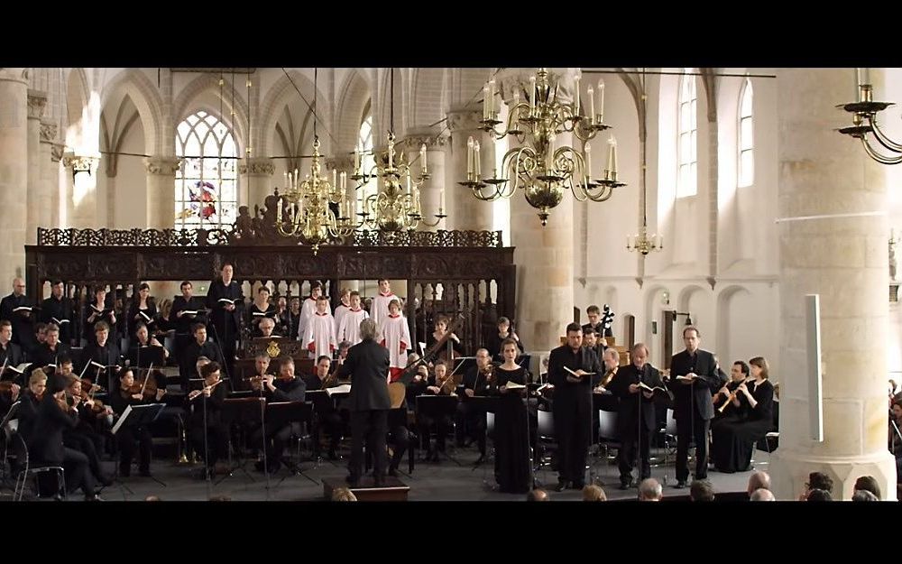 Uitvoering van de ”Matthäus" in Naarden. beeld via YouTube