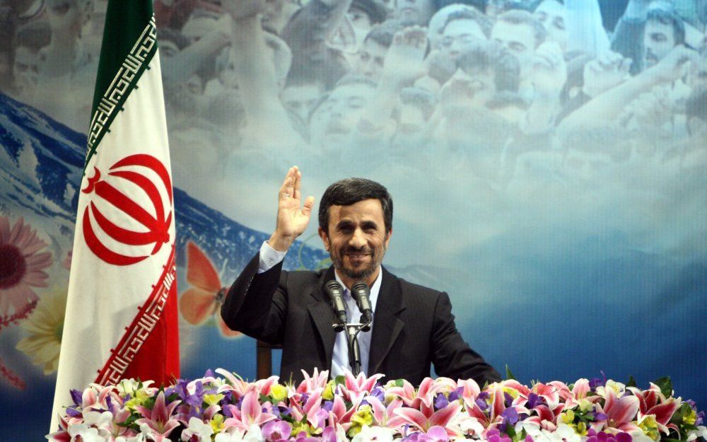 De Iraanse president Mahmoud Ahmadinejad. Foto EPA