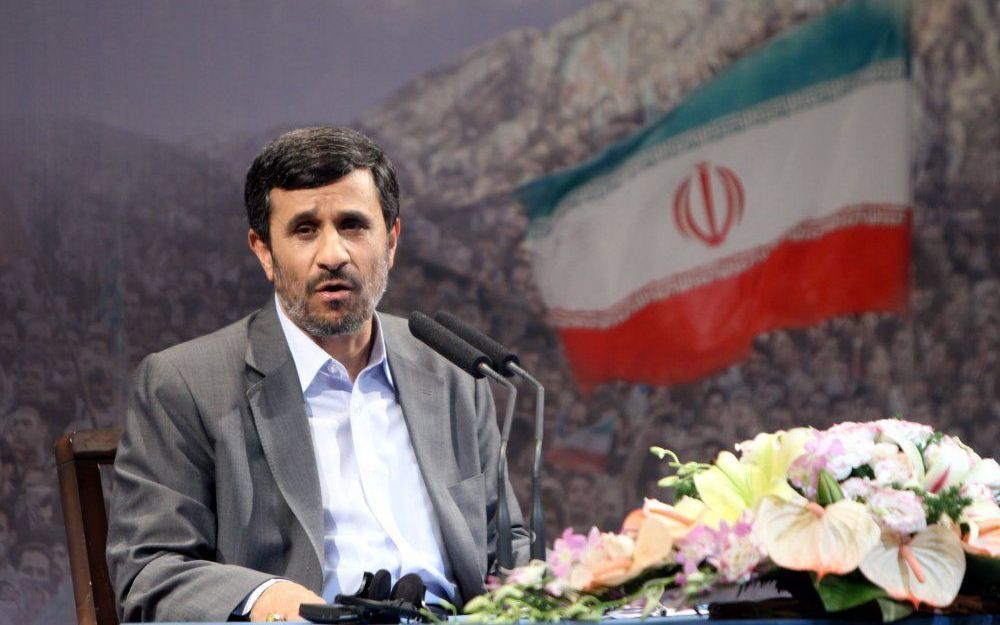 De Iraanse president Mahmud Ahmadinejad. Foto EPA