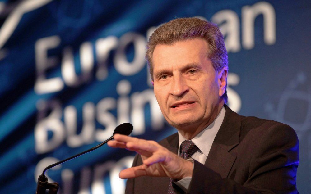 Oettinger. Foto EPA