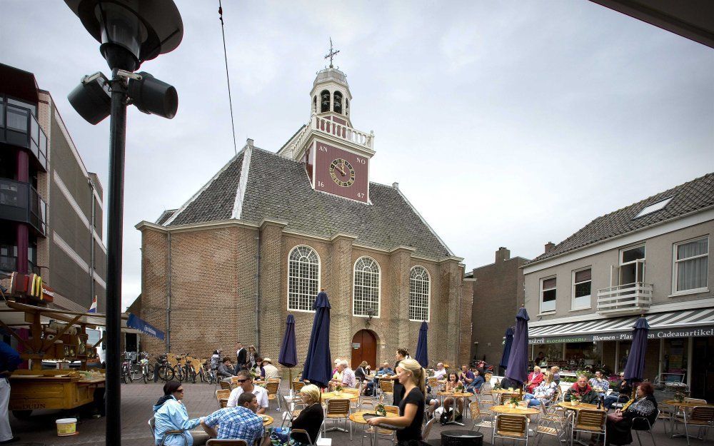 In de Visserskapel, of de Kerk aan Zee, in Noordwijk wordt nog eens per maand een dienst gehouden. Foto RD, Henk Visscher