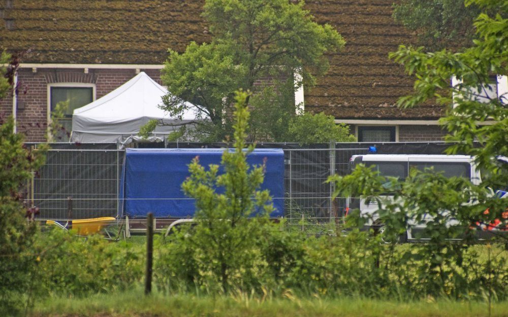 Het huis van de pleegouders van Willeke Dost net buiten Koekange. Foto ANP