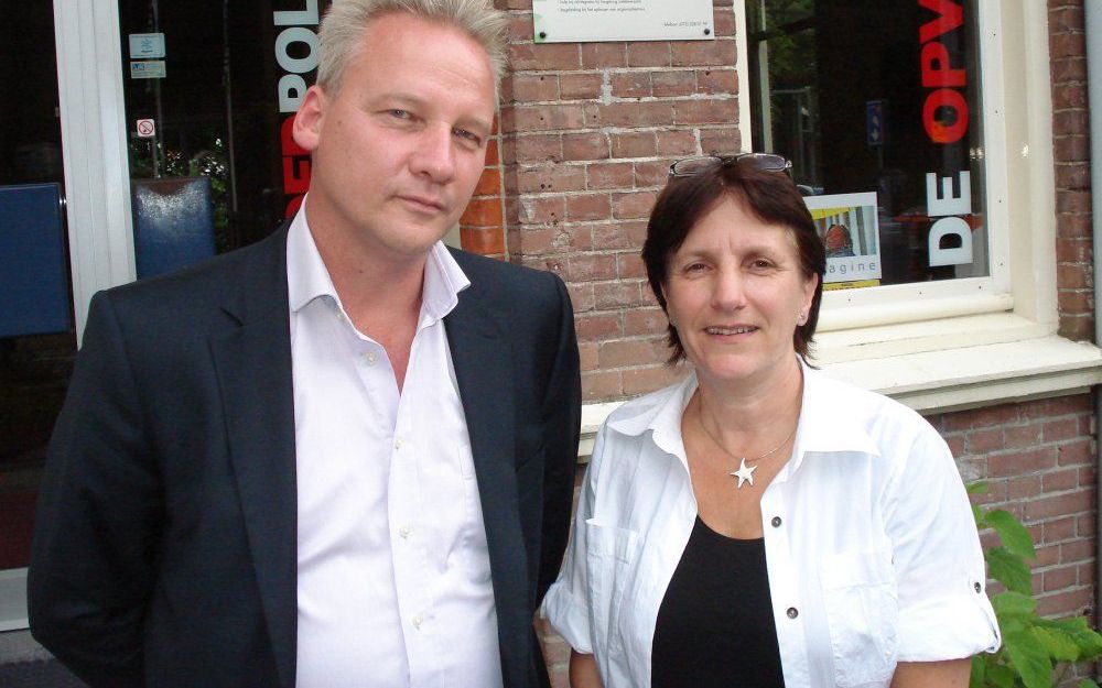 „Wij willen geen wachtlijsten”, zeggen directeur Punter (l.) en gezinscoach Dorst van de Opvoedpoli BV, een particuliere ggz-instelling in Noord-Holland die twee jaar terug van start ging. Foto RD