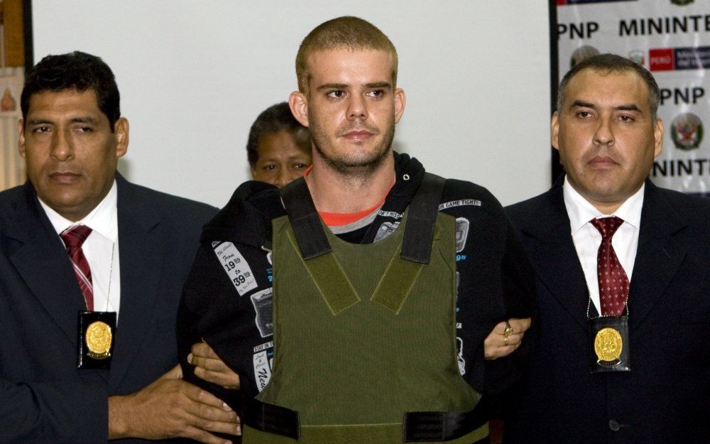 Joran van der Sloot in Lima.  Foto EPA