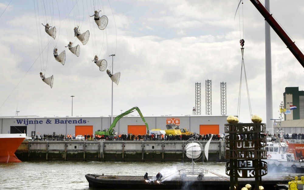 Komst LNG-terminal Eemshaven van de baan. Foto ANP