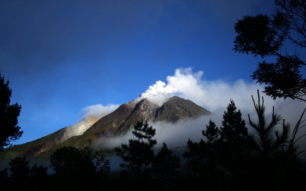 De vulkaan Sinabung. Foto EPA