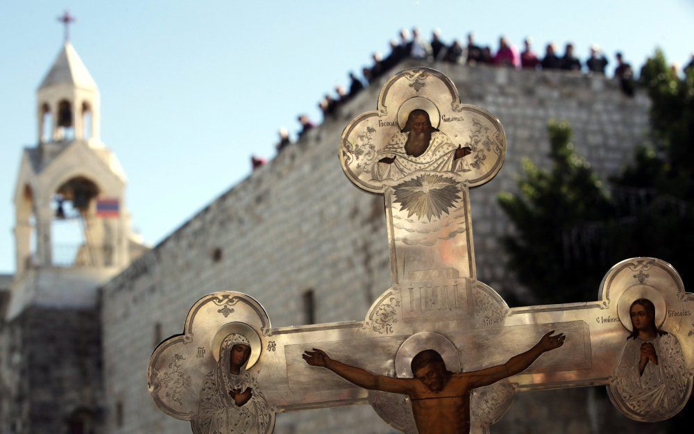 De Geboortekerk in Bethlehem. Foto EPA