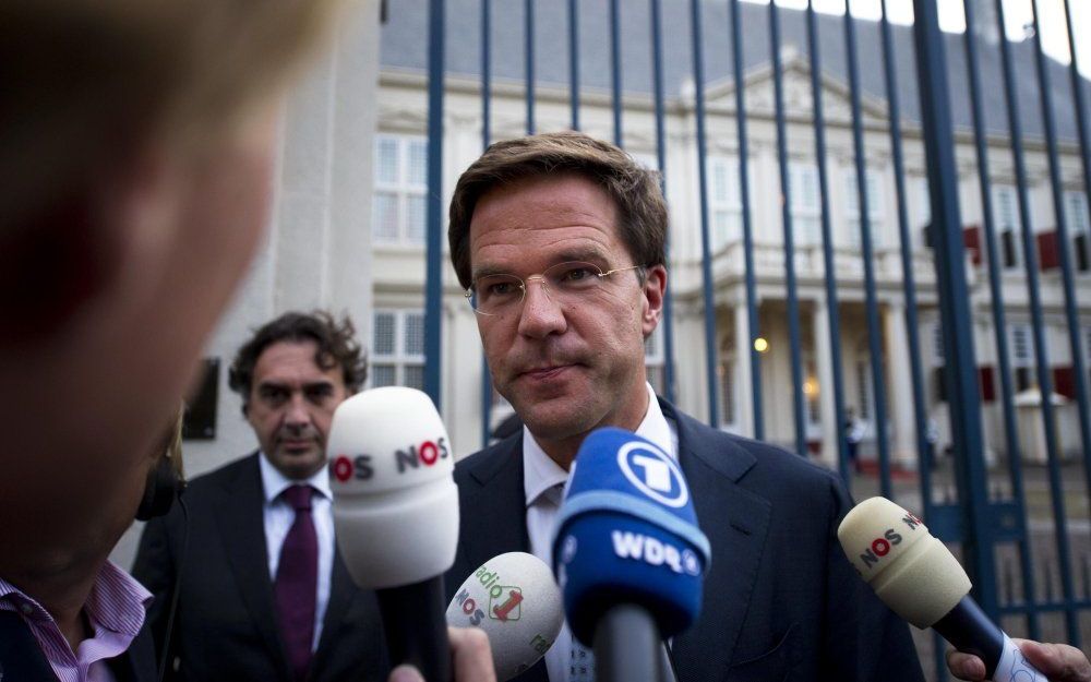 VVD-leider Rutte. Foto ANP