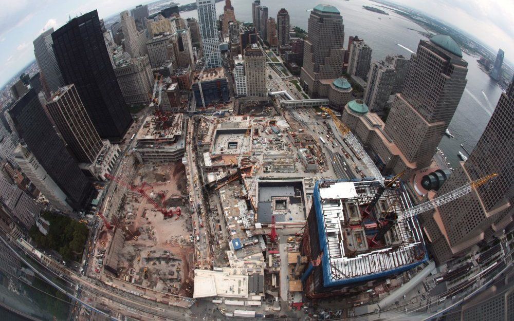 Bouwvorderingen op Ground Zero. Foto EPA