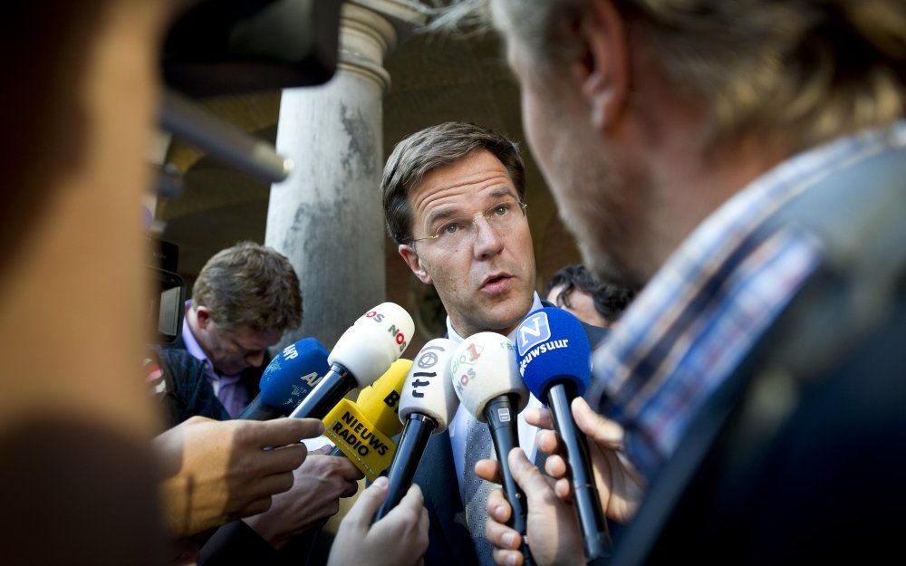 VVD-leider Rutte. Foto ANP