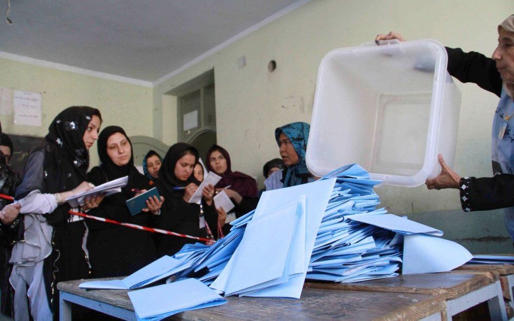 Verkiezingen Afghanistan. Foto EPA