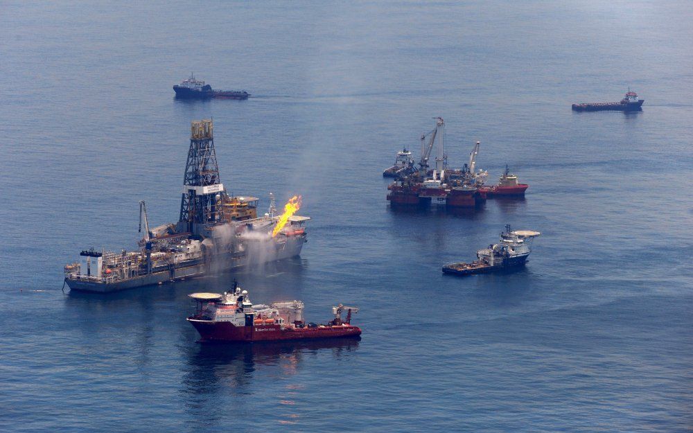 De kosten voor BP na de ramp met het olielek lopen fors op. Foto EPA