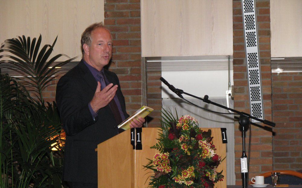 Van Vianen tijdens de generale synode van de CGK in Nunspeet. Foto LCJ