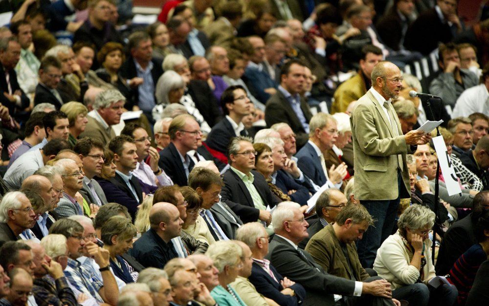 Voorstanders van het regeerakkoord op het CDA-congres zijn aan de winnende hand. Foto ANP