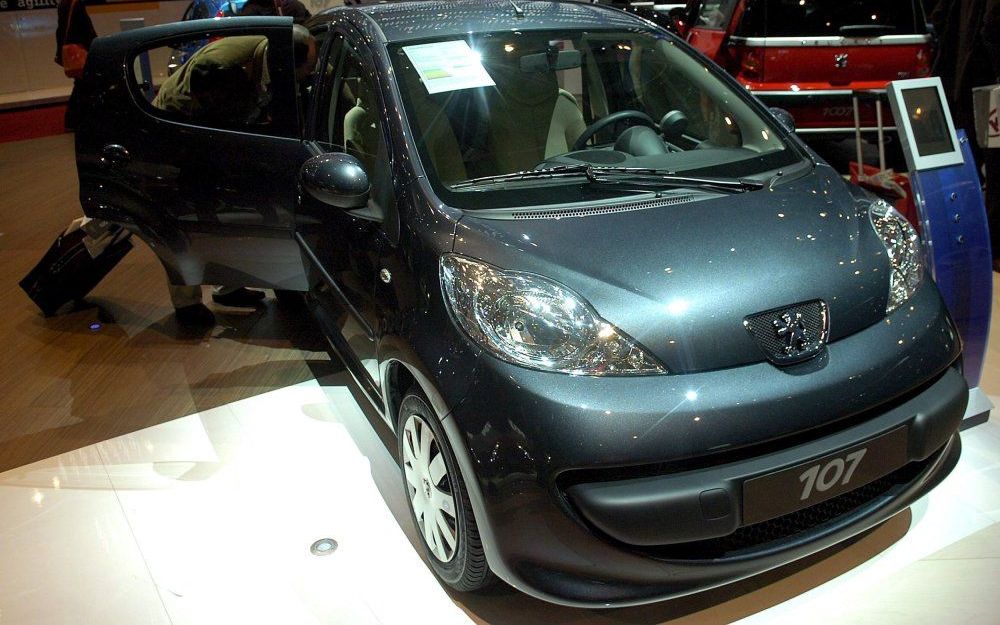 De Peugeot 107 geldt als best verkochte model van de eerste negen maanden van 2010. Foto EPA