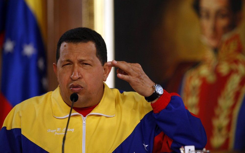 Venezolaans president Chavez ontkent banden met ETA. Foto EPA