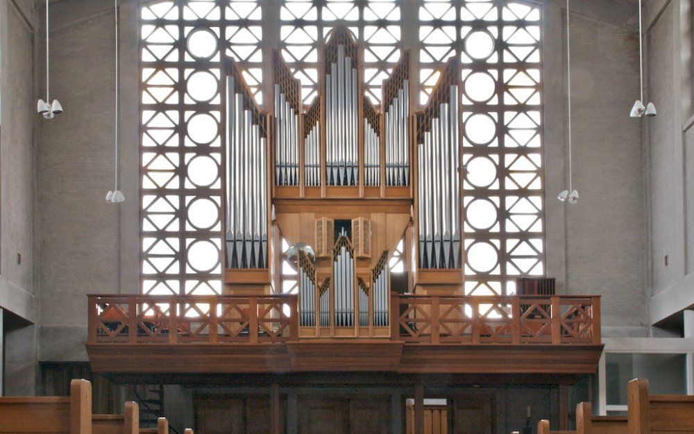 Het Marcussenorgel in de St.-Stephanuskerk te Moerdijk. Foto Ron van Galen