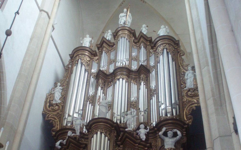 Het Hinszorgel van de Kamper Bovenkerk. Foto RD