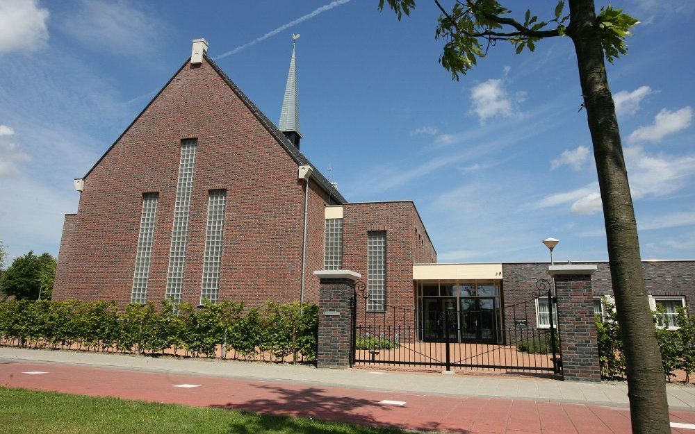 OUD-BEIJERLAND – De Anatothkerk van de hersteld hervormde gemeente in Oud-Beijerland – de enige kerk in Nederland met deze naam. Foto RD, Anton Dommerholt