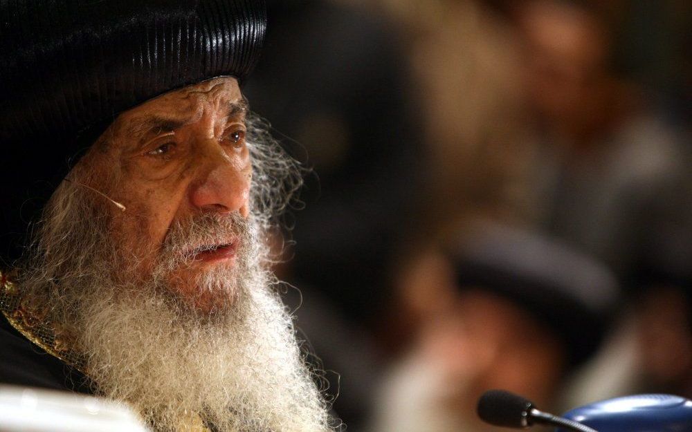 De koptische paus Shenouda III. Foto EPA