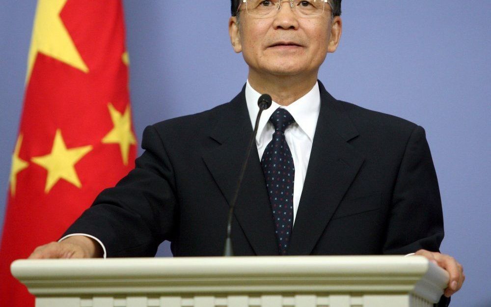 De Chinese premier Wen Jiabao. Foto EPA