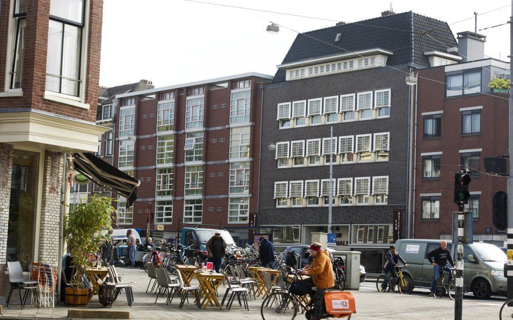 Het pand aan de Rozengracht waar Dino Soerel in augustus werd gearresteerd. Foto ANP