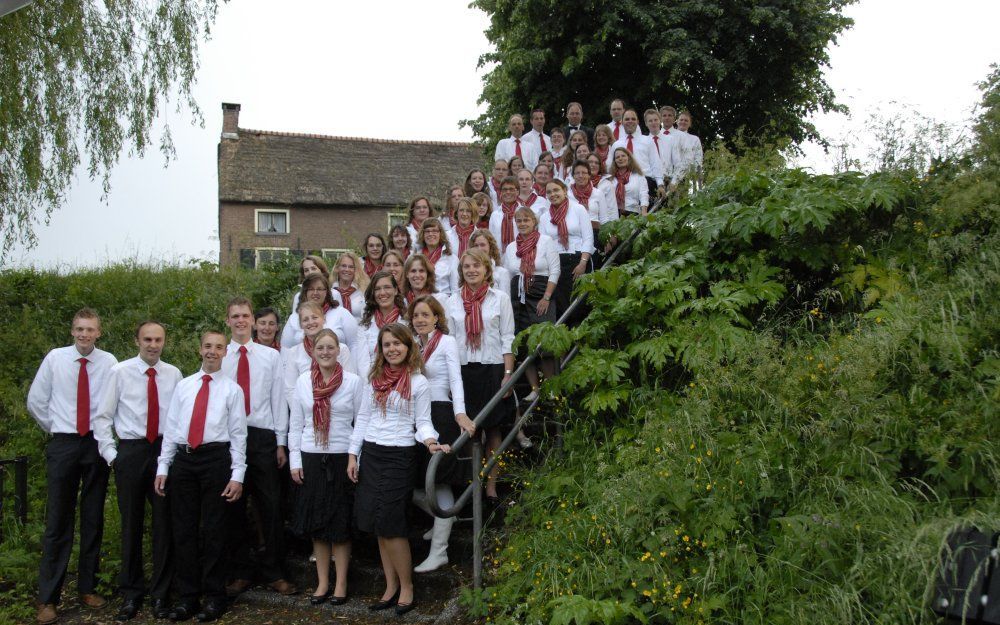 Het Christelijk Betuws Jongerenkoor. Foto Christelijk Betuws Jongerenkoor