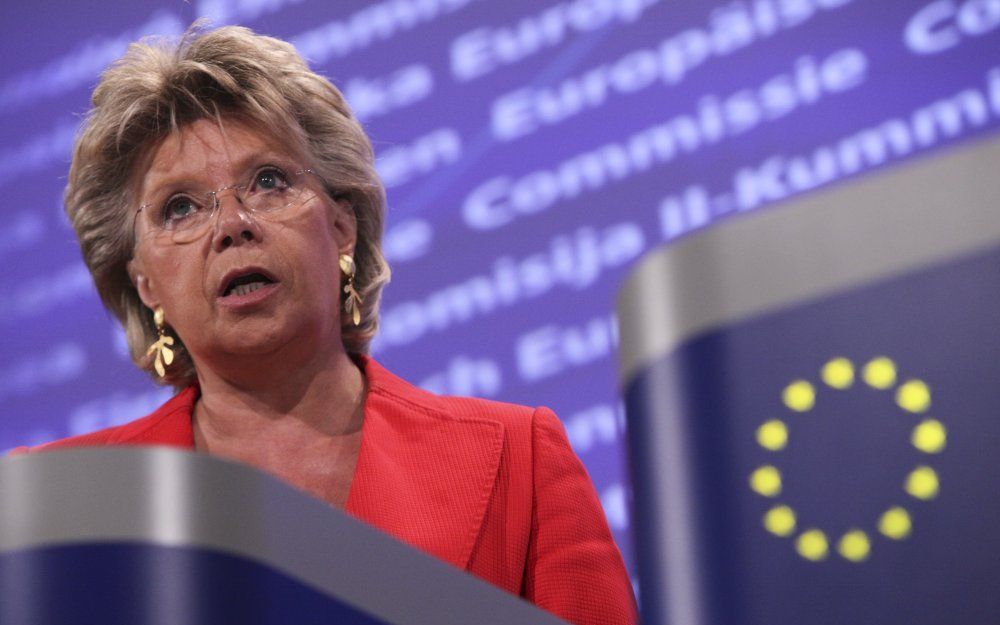 De Europese Commissie start geen officiële procedure tegen Frankrijk vanwege het uitzetten van Roma. Dat heeft de EU-commissaris Viviane Reding (Justitie) dinsdag in Brussel bekendgemaakt. Foto EPA