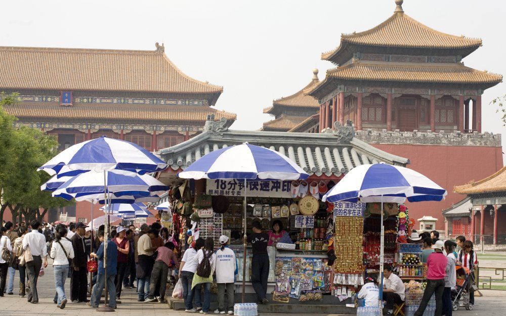 De economische groei in China is tijdens het derde kwartaal iets afgezwakt. Foto EPA