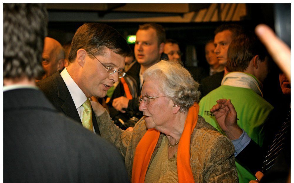 Van Leeuwen en Balkenende. Foto RD, Henk Visscher