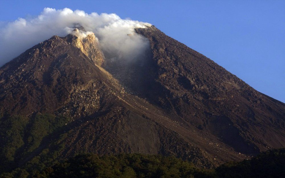 Vulkaan Merapi. Foto EPA