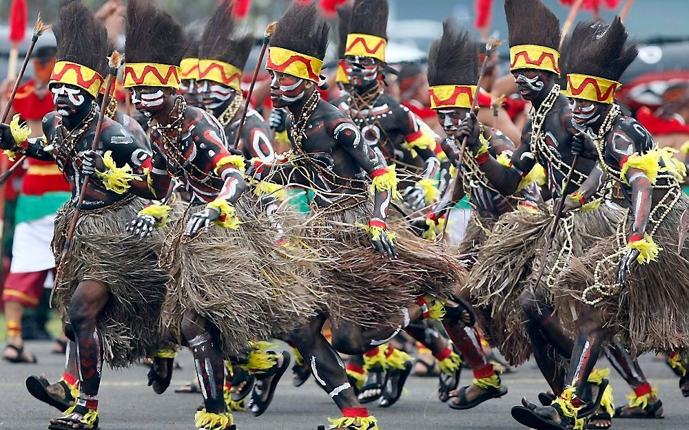 Videobeelden van mishandeling van Papoea’s heeft de regering van Indonesië ernstig in verlegenheid gebracht. Het volk voelt zich al tientallen jaren als tweederangsburgers behandeld. Foto EPA