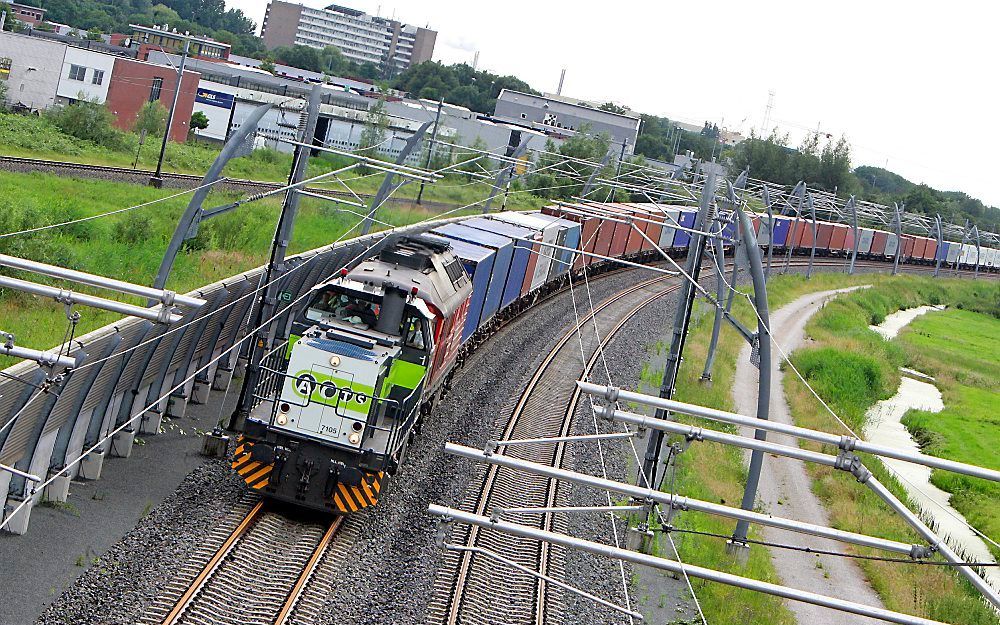 „Nu vinden er nog geen 200 treinritten per dag over de Betuwelijn plaats.” Foto ANP