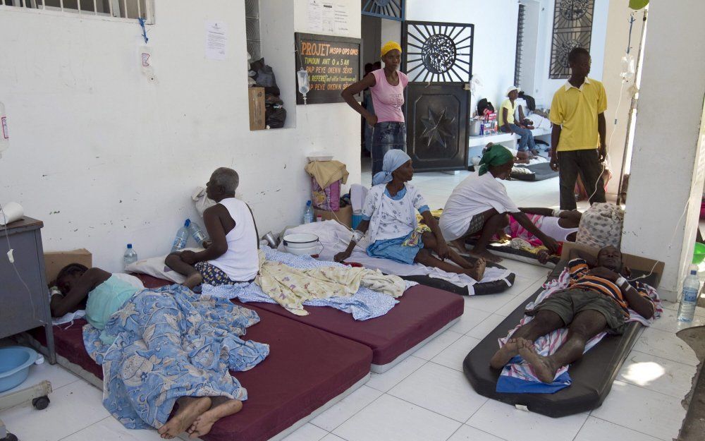 De Dominicaanse Republiek heeft de grens met Haïti gesloten om cholera buiten het land te houden. Foto EPA