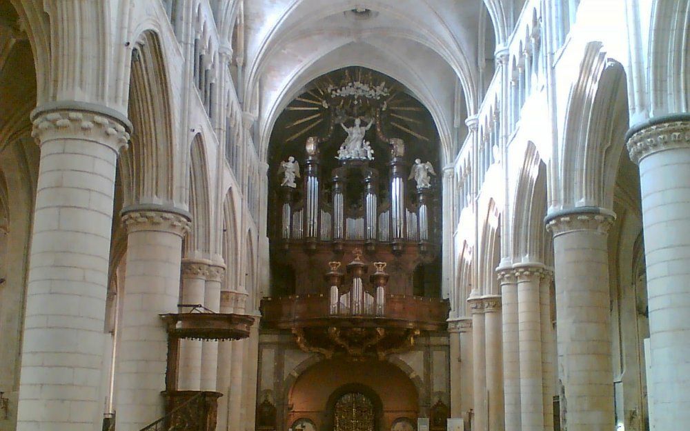 Het orgel van de O.L.V.-basiliek in Tongeren. Foto RD