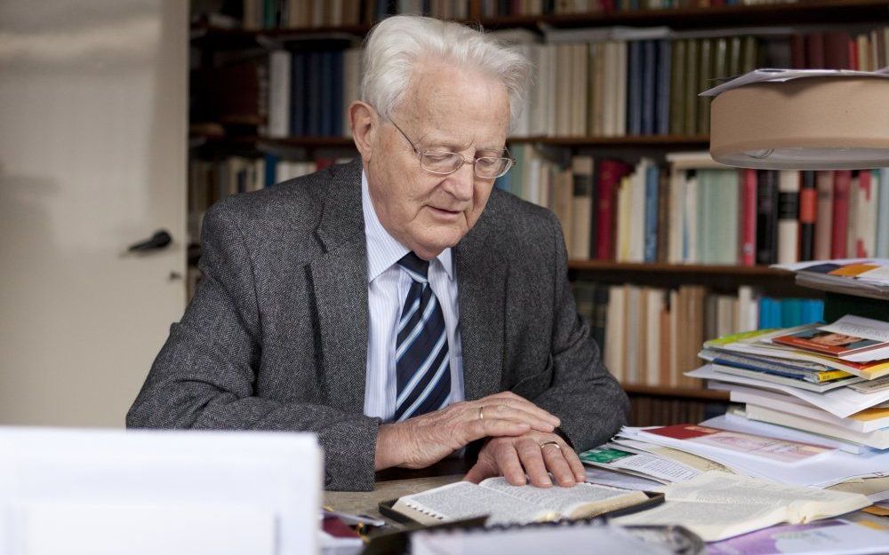 Prof. dr. W. van ’t Spijker: „Het is diep triest dat de aardse kerk in geen enkel opzicht een weerspiegeling is van de eenheid die er in de hemel zal zijn.” Foto André Dorst