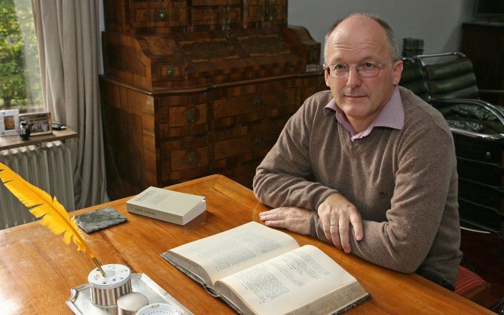 UTRECHT   – Prof. Matthias: „Luther heeft al voor zijn reformatorische doorbraak ontdekt dat de mens niet meester is van zijn wil. De mens heeft zijn gedachten en daden niet onder controle.” Foto RD Anton Dommerholt