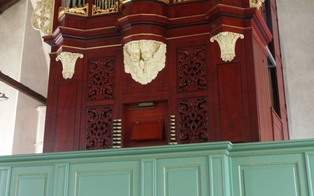 Het Houbenorgel in de hervormde kerk van Sprang. Foto RD