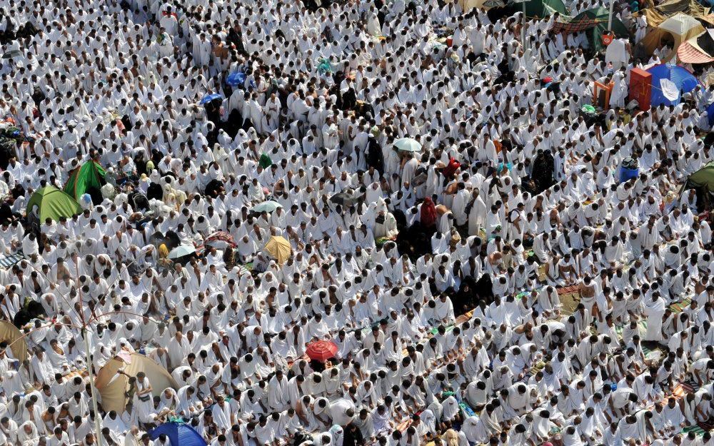 De bedevaart naar Mekka is een van de vijf zuilen van de islam. Foto EPA