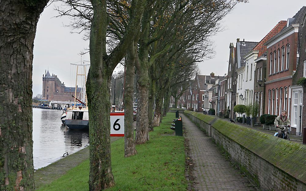 Muiden, met aan de monding van de Vecht het Muiderslot, zou samen met Weesp, Bussum en Naarden één gemeente moeten gaan vormen. Foto RD, Anton Dommerholt