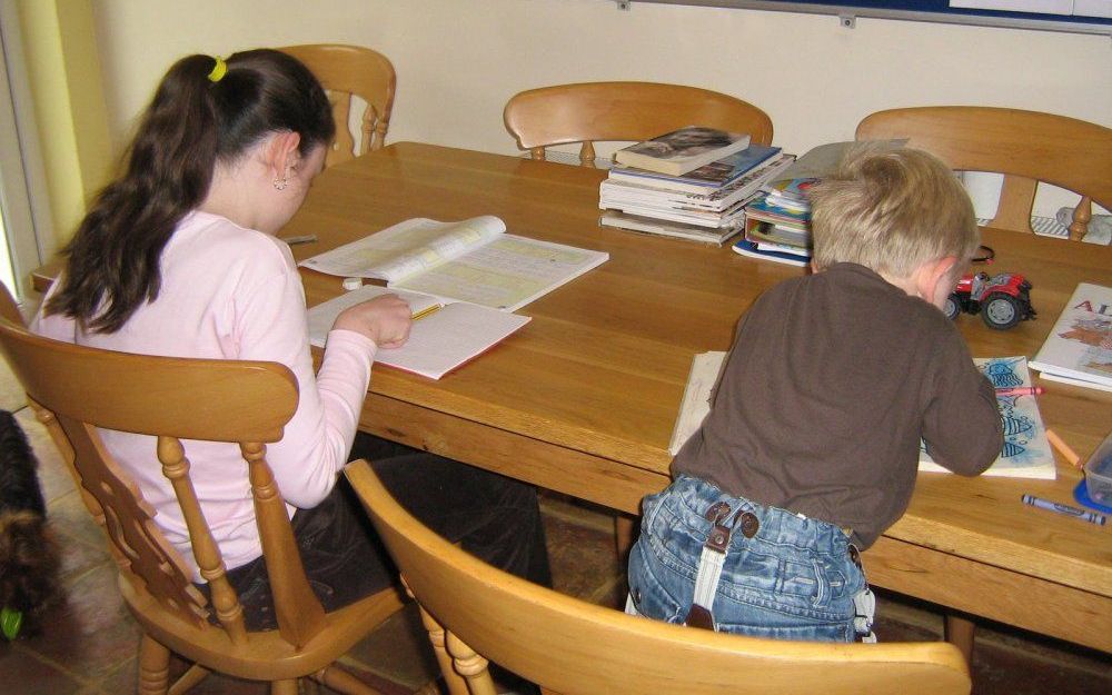 Zo’n 3 procent van de Amerikaanse kinderen volgt thuisonderwijs. Hun aantal groeit gestaag. Foto EPA