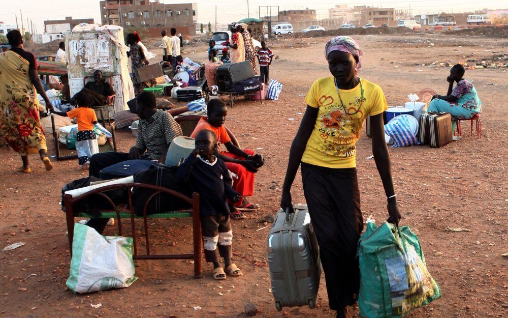 Vluchtelingen in Sudan. Foto EPA