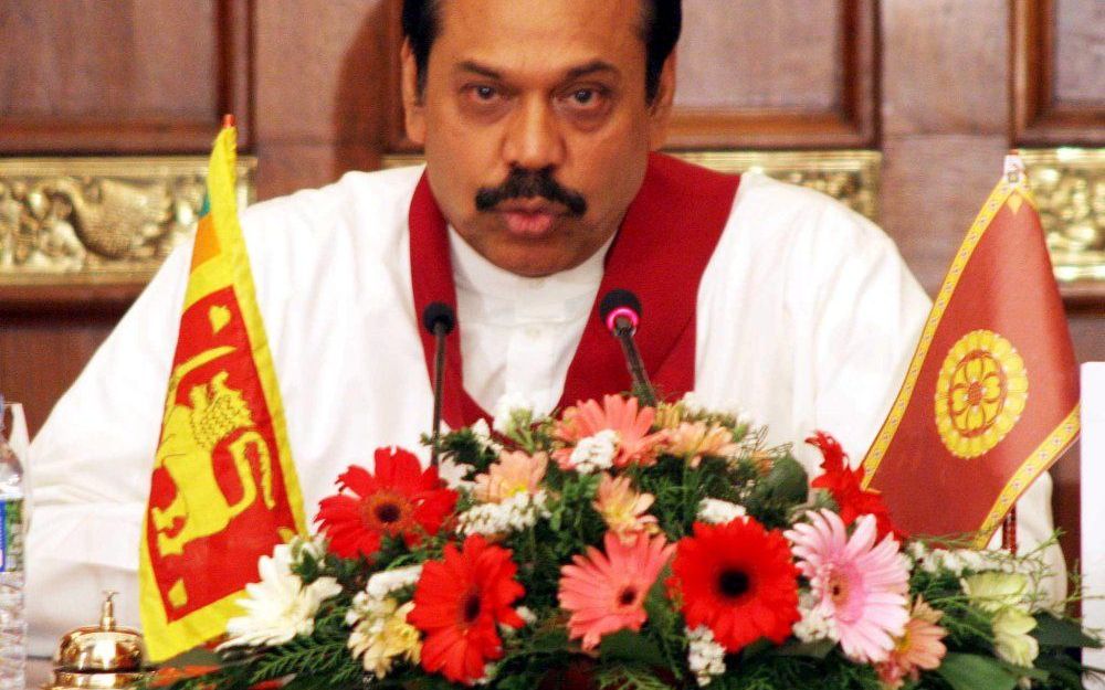 President Rajapakse. Foto EPA