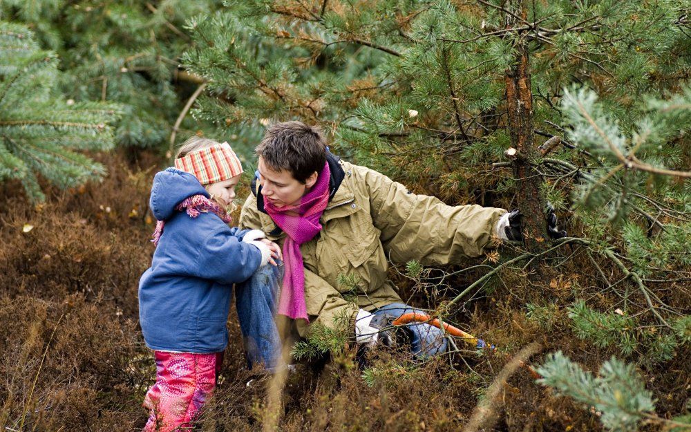 Jong en oud weren zich flink tijdens de landelijke natuurwerkdag van Staatbosbeheer en Natuurmonumenten. Foto ANP