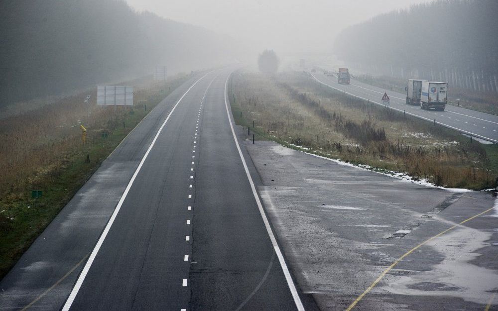 De A6 is in beide richitngen weer open. Foto ANP