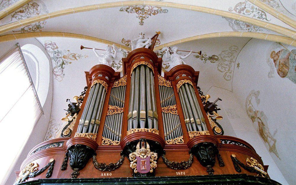 Het Naberorgel in de hervormde kerk van Terwolde. Foto Sjaak Verboom