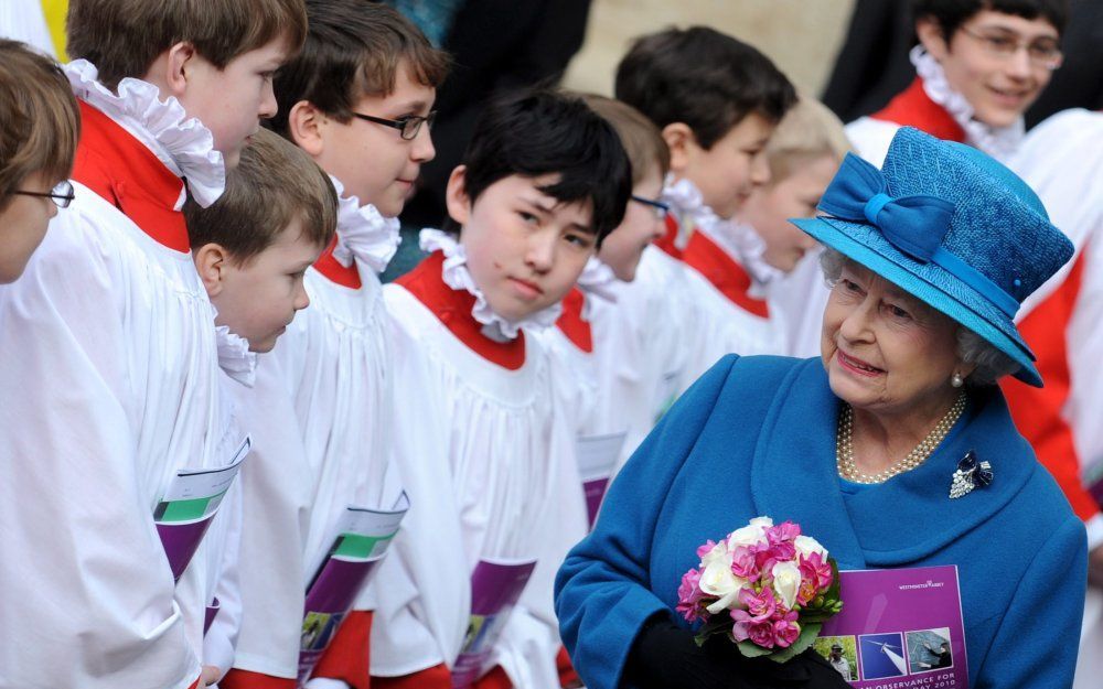 Koningin Elizabeth is overgrootmoeder geworden.  Foto EPA