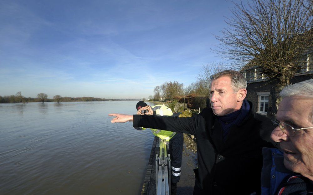 Hoogwater in Itteren. Foto ANP