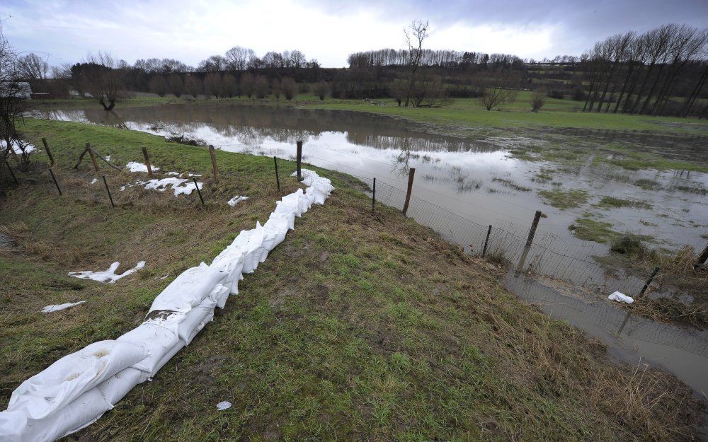 Hoogwater in Zuid-Limburg. Foto ANP